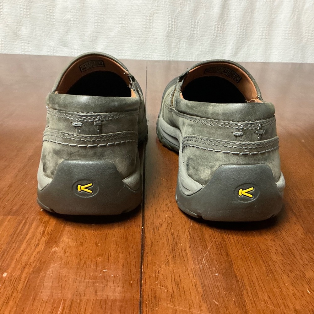 KEEN Presidio II Mule Womens 10 Gray Nubuck Leather Slip On Clog Shoes 1020486 - Picture 5 of 9